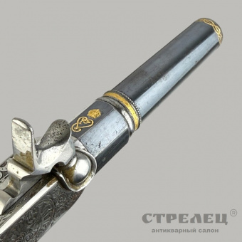 фото — пара капсюльных пистолетов короля италии эммануила ii. 1860-е г.